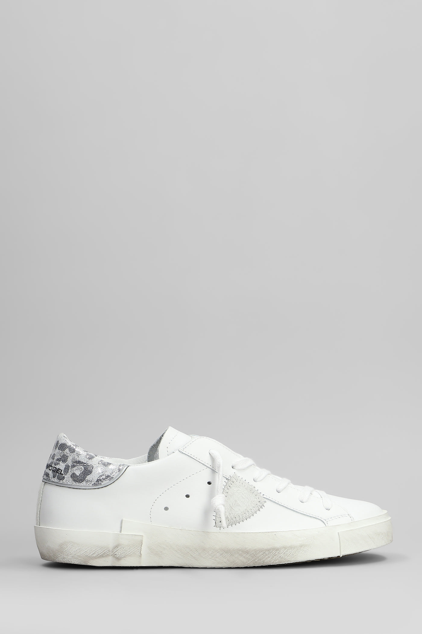 Prsx Low Sneakers In White Leather