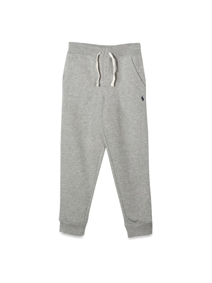 Shop Polo Ralph Lauren Joggers In Grey