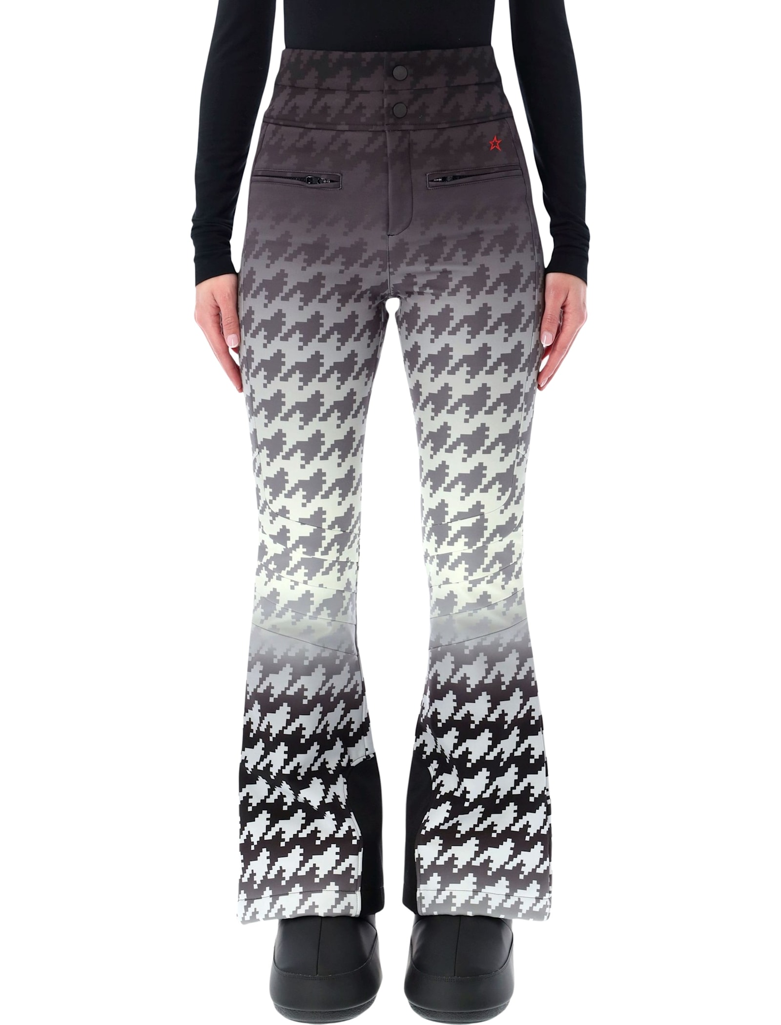 Perfect Moment High-waist Aurora Flare Ski Pant Xl In Animal Print