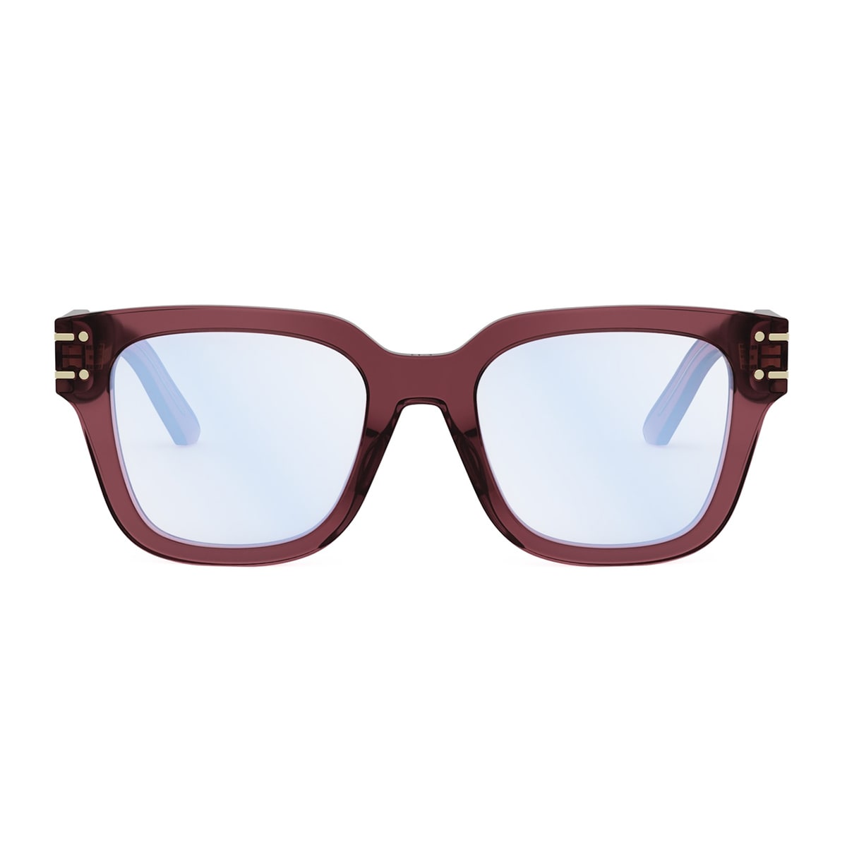 Diorsignatureo S5i 35bb Bordeaux Transparent Glasses