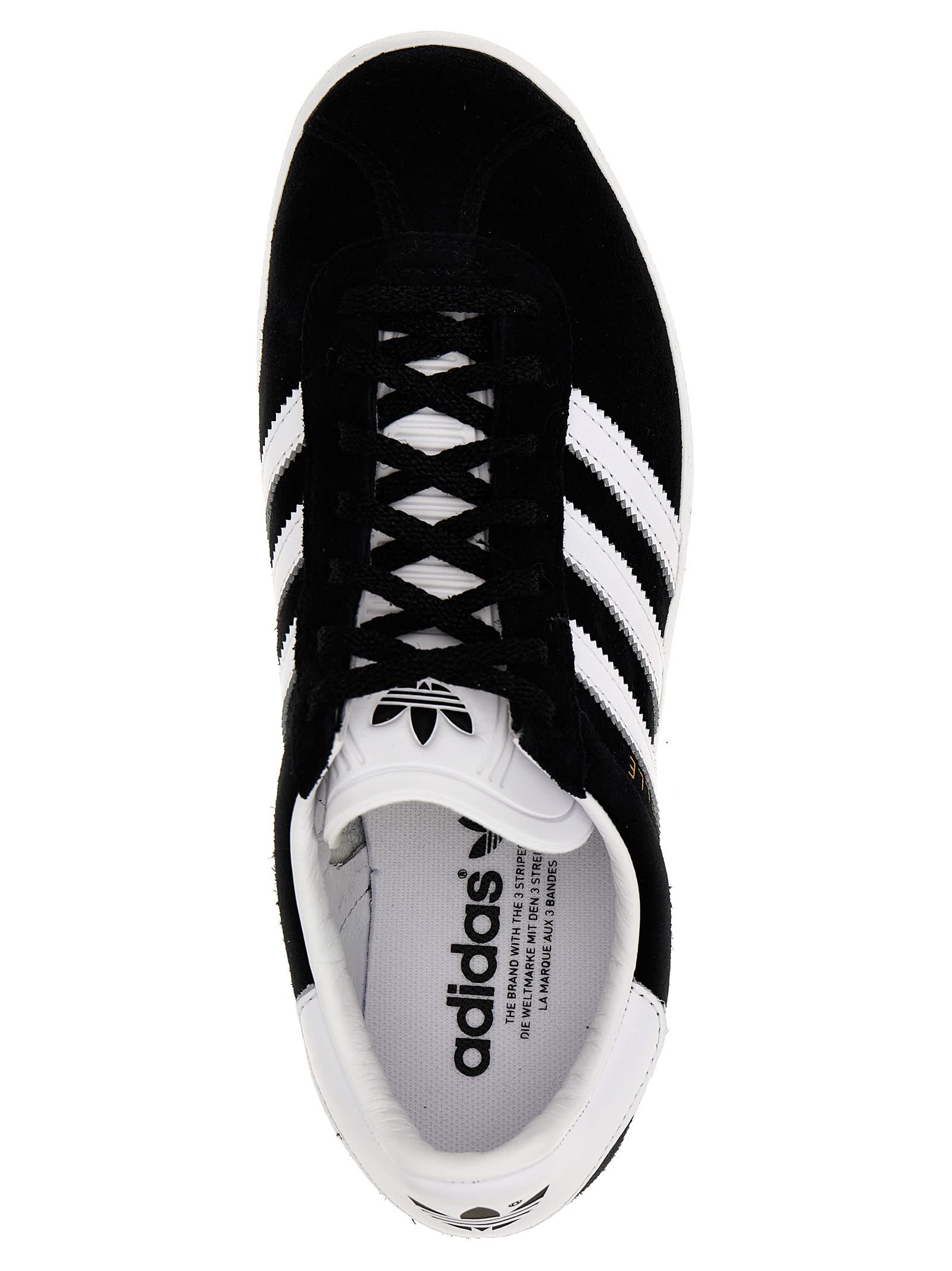 Shop Adidas Originals Gazelle 85 Sneakers In White/black