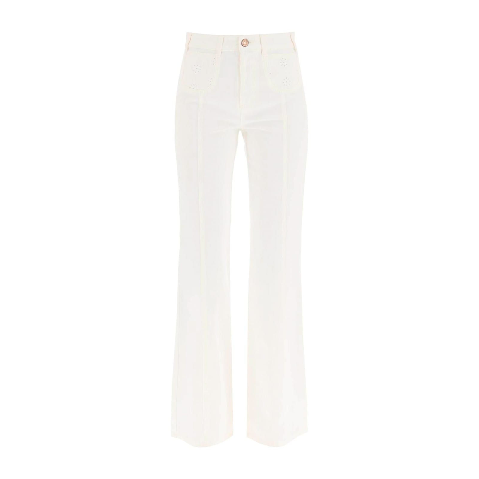 See By Chloé Denim Jeans In White