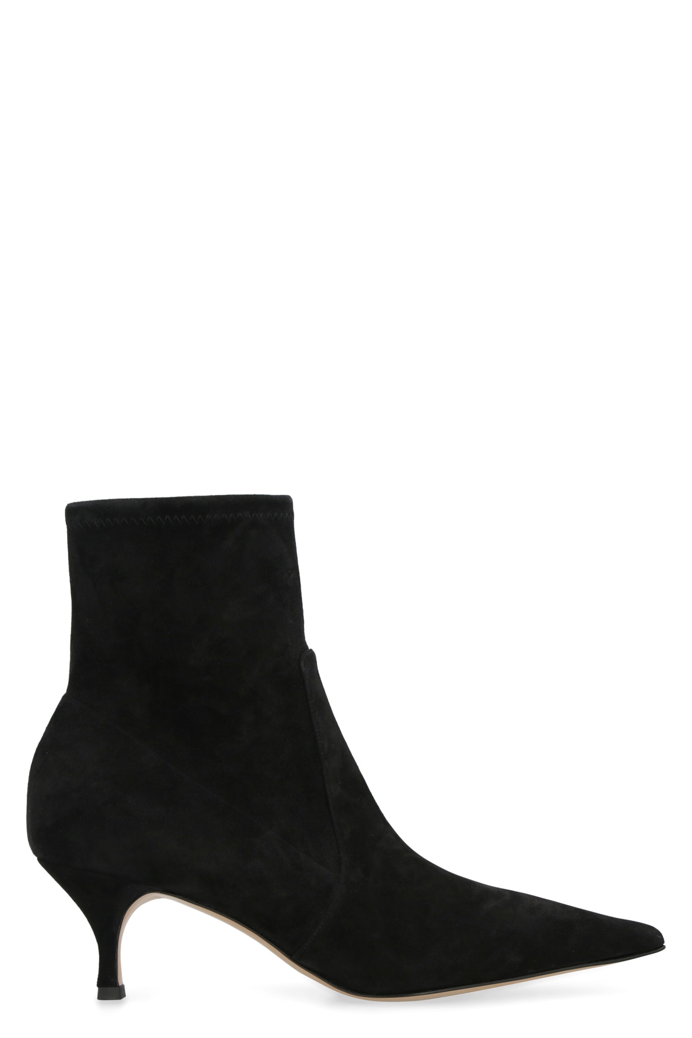 CASADEI SUEDE ANKLE BOOTS