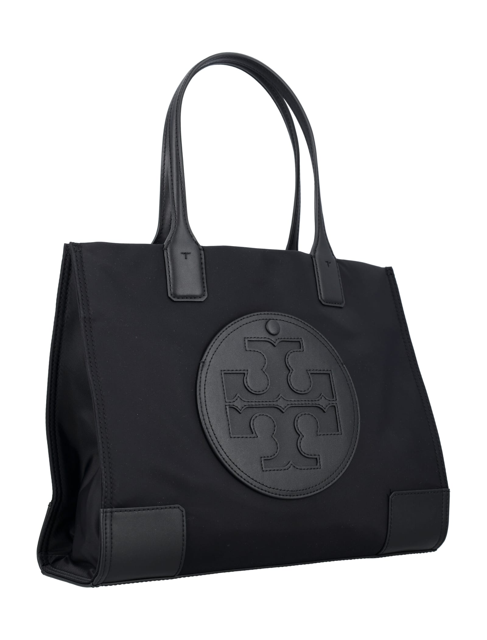 Shop Tory Burch Ella Small Tote Bag In Black