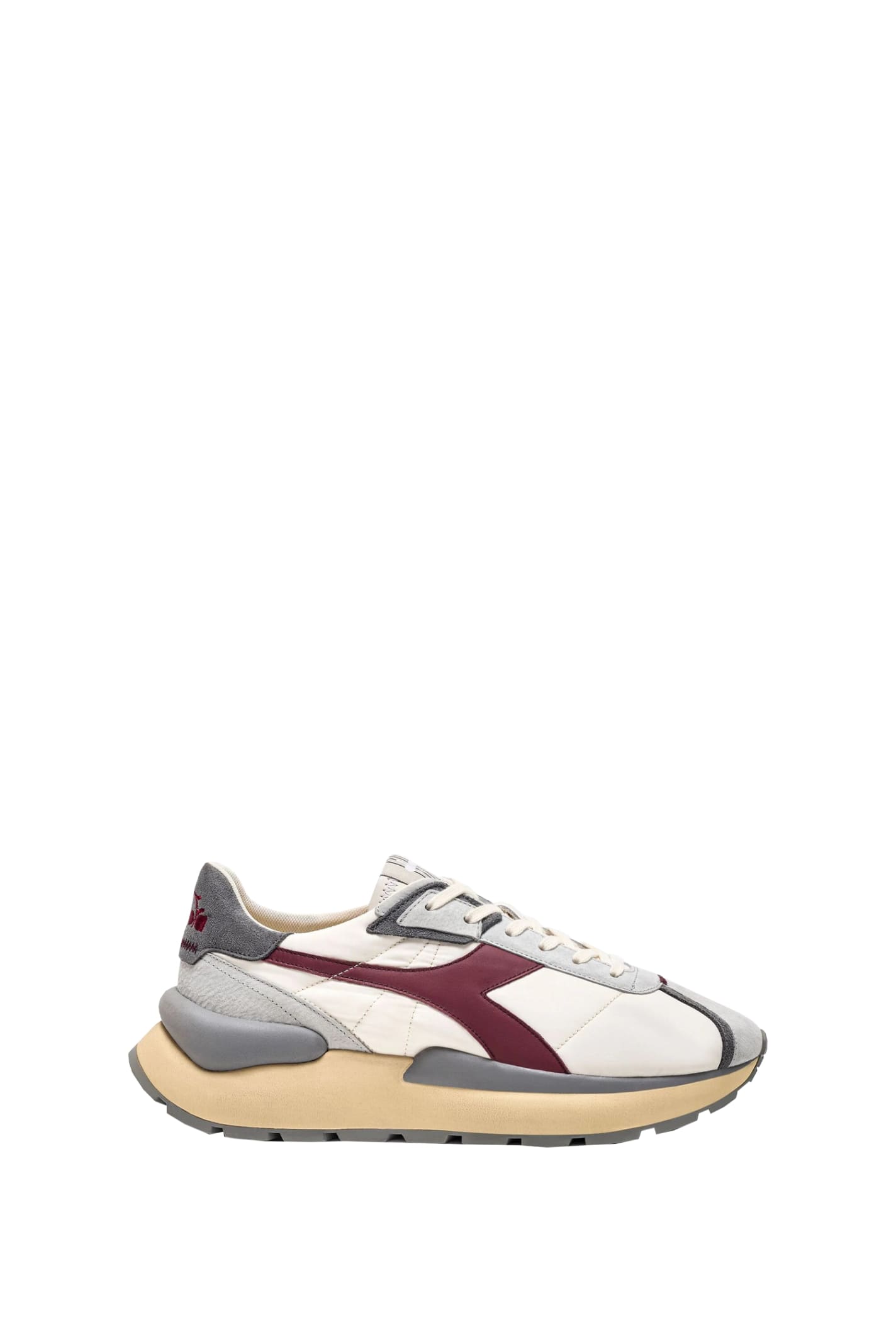 Diadora Sneakers In Bianco Rosso Tibetano