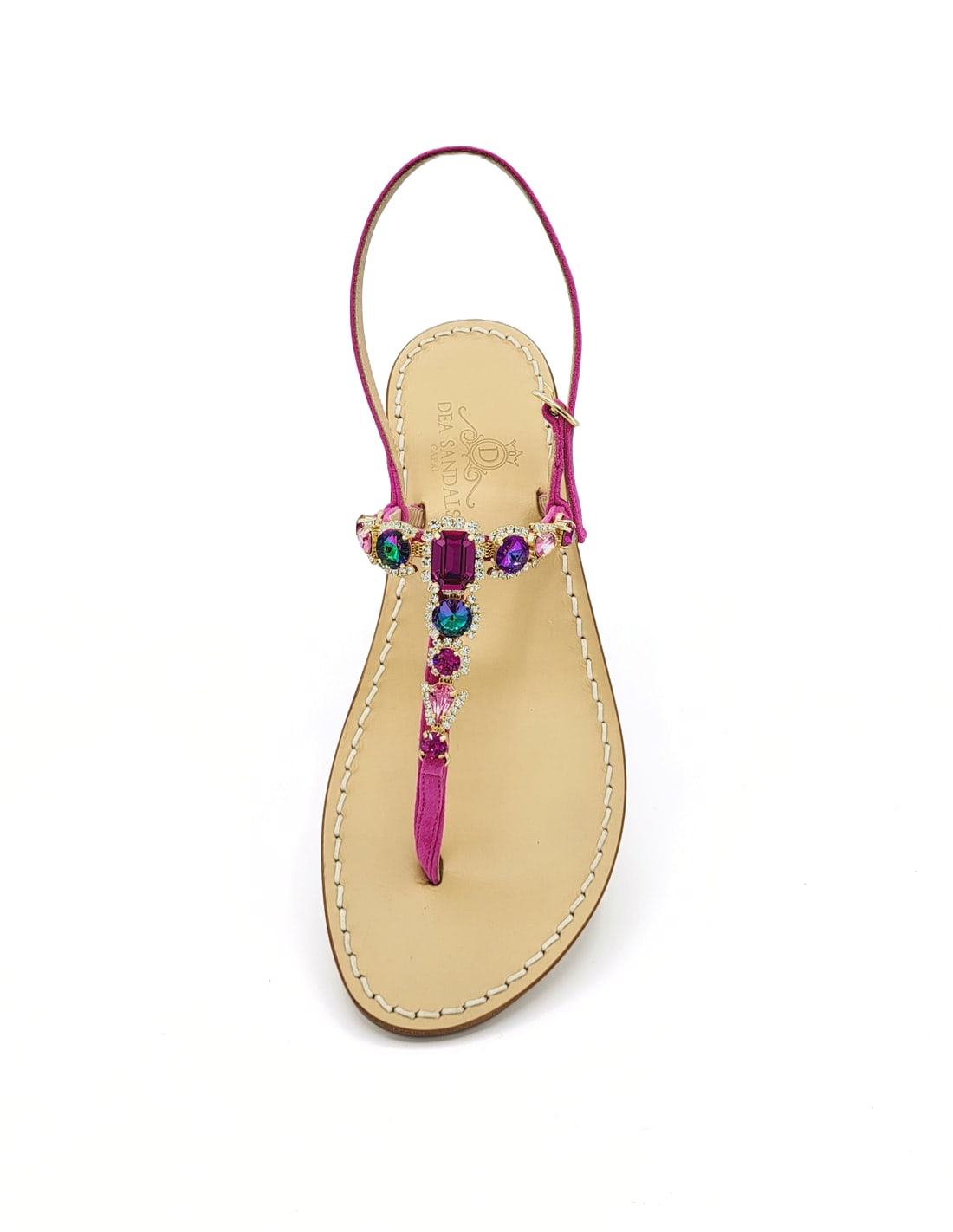 Fuxia Spring Jewel Sandals