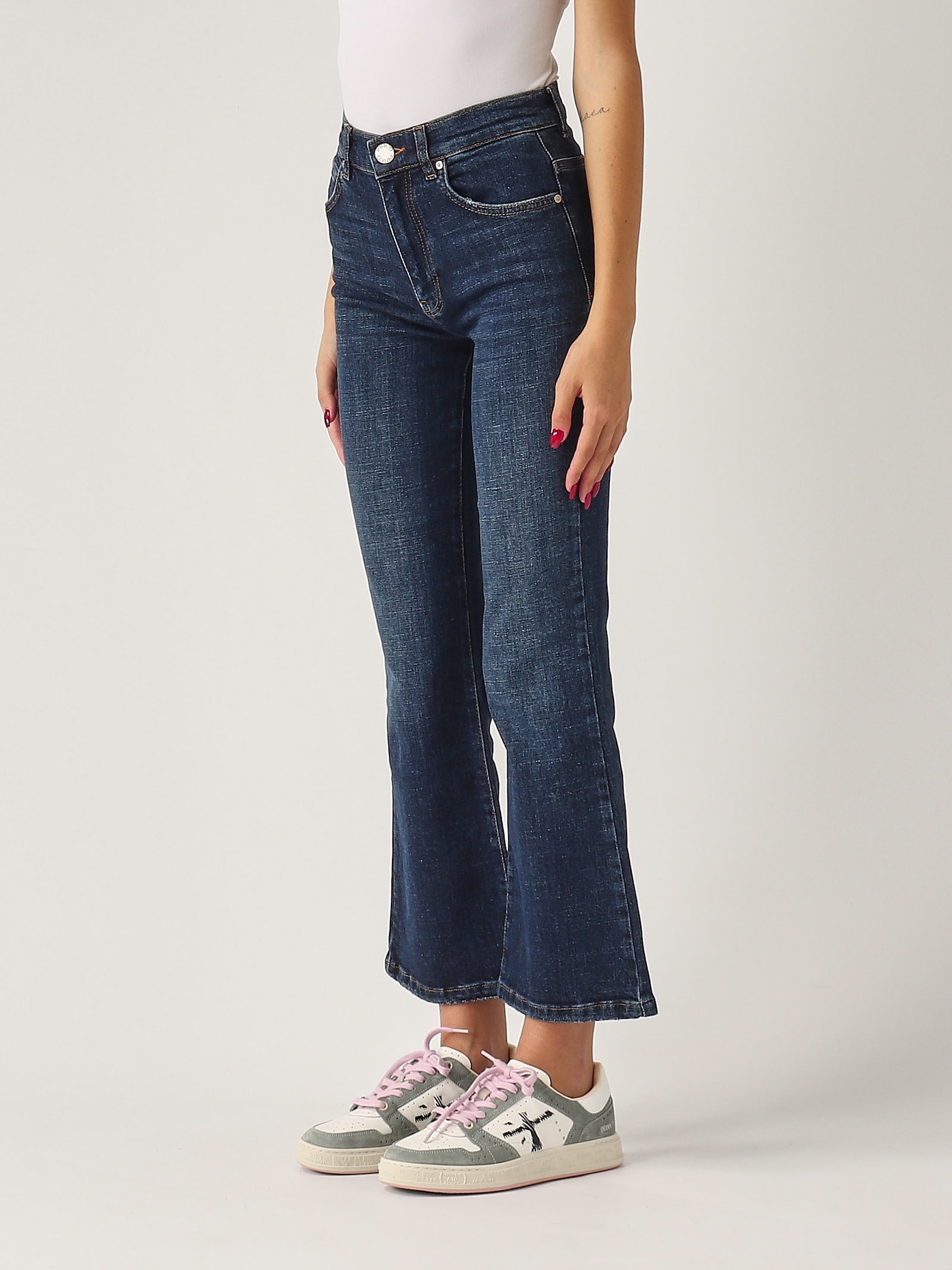 PINKO BRITNEY BOOTCUT DENIM JEANS 