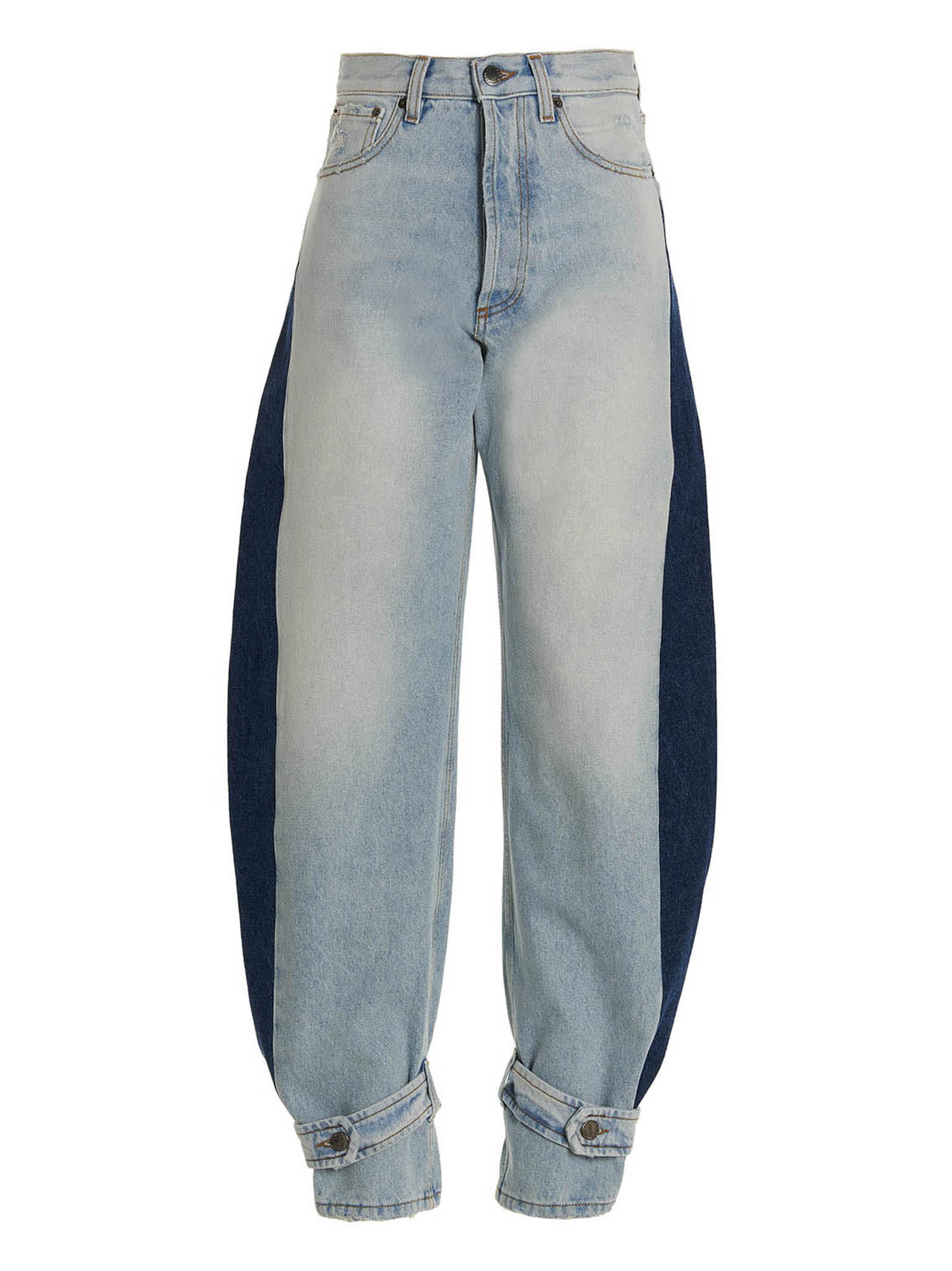 Shop Darkpark Laurene Duo Jeans In Light Blue