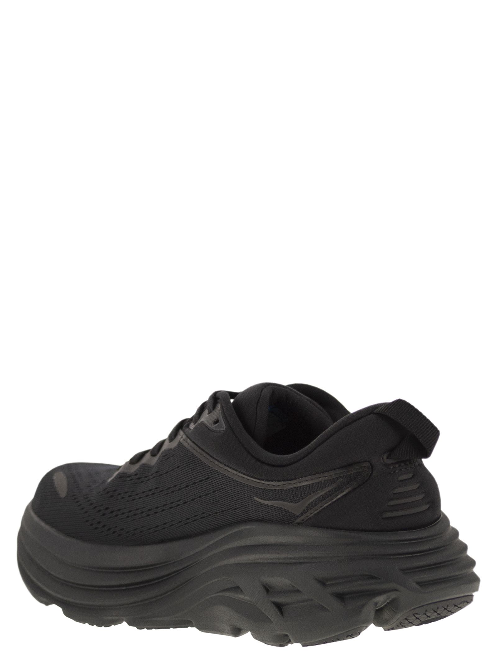 Shop Hoka Bondi 8 - Ultra-shortened Sports Shoe In Black