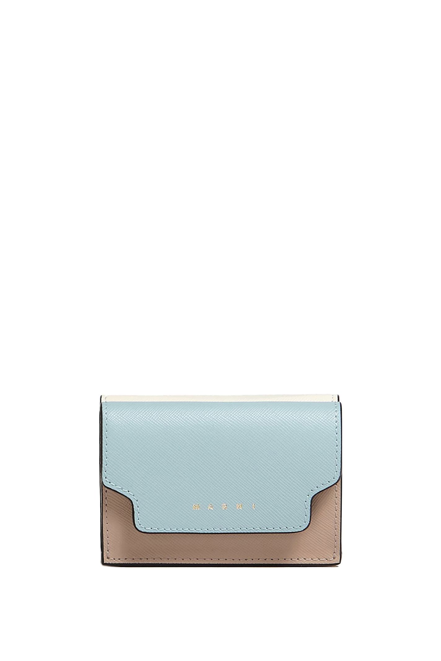 Marni Wallet In Clear Blue