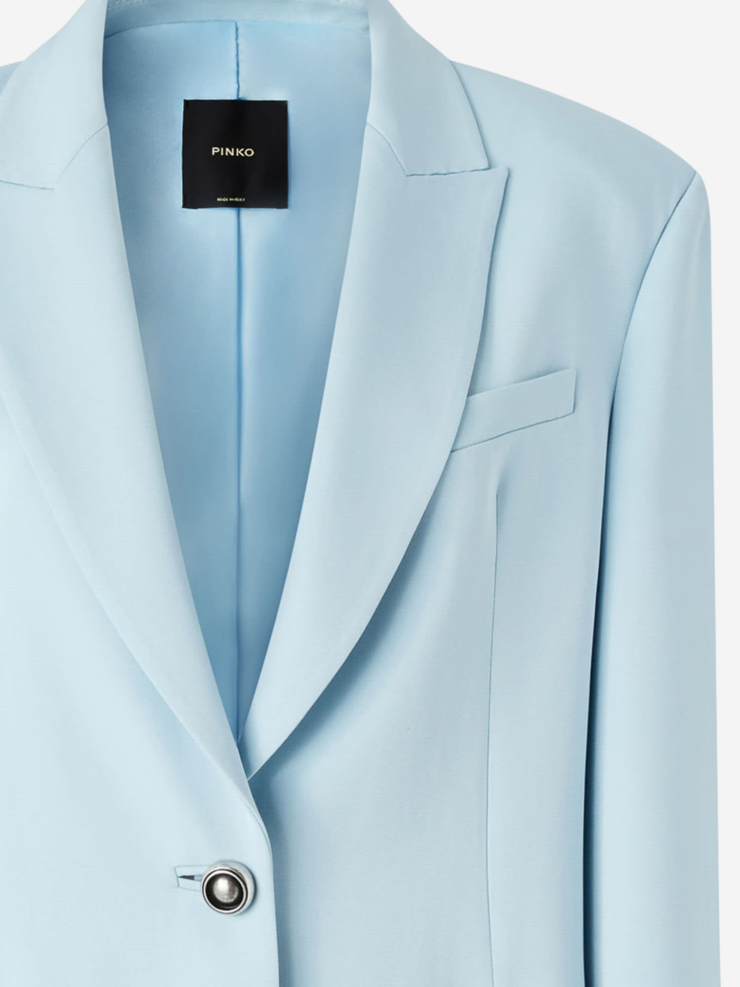 Shop Pinko Stretch Viscose Single-breasted Jacket