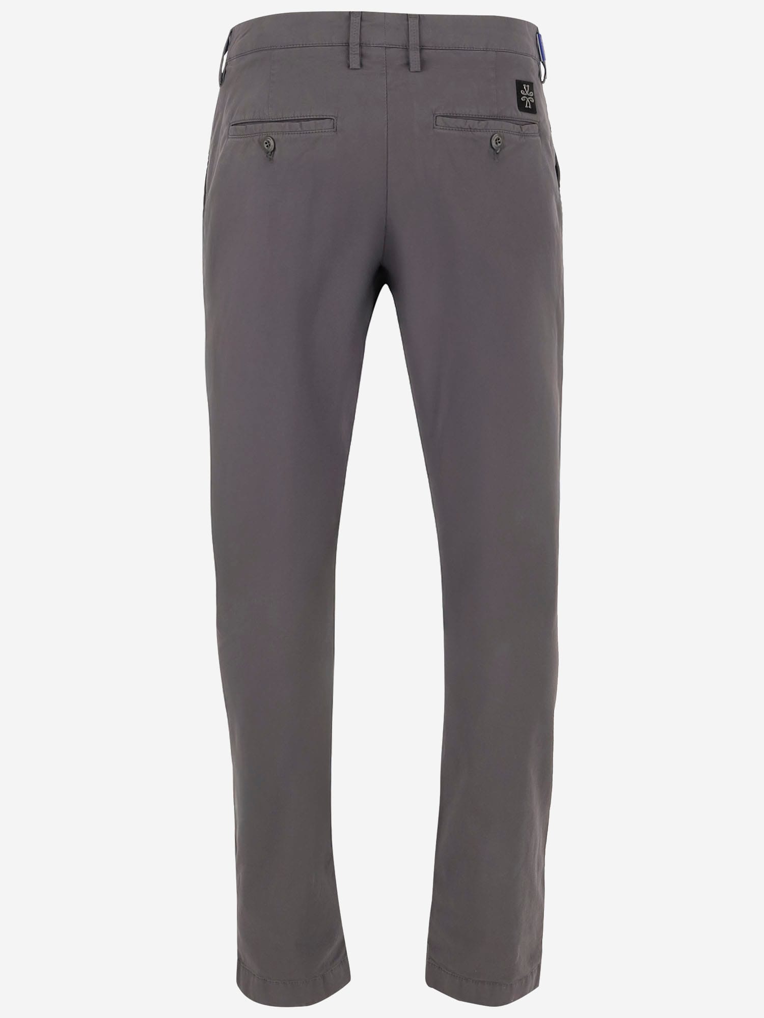 Jacob Cohen Grey Stretch Cotton Pants In Grey