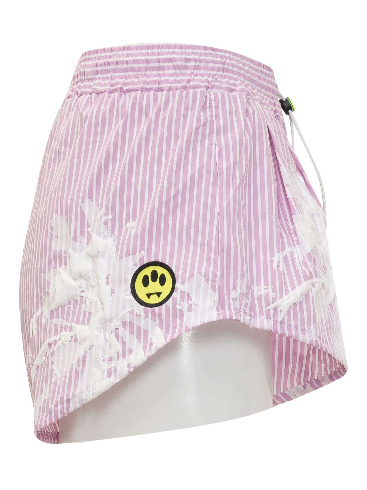 Barrow 3d Palm Shorts In Loto/lotus