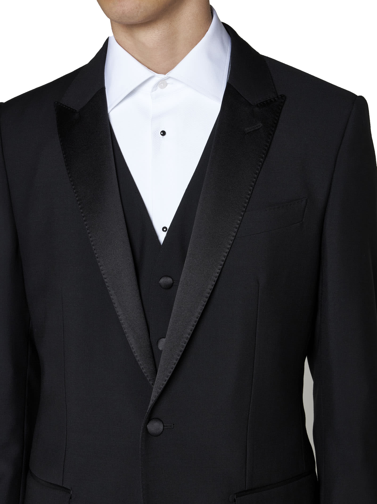 Shop Dolce & Gabbana Suit In Nero