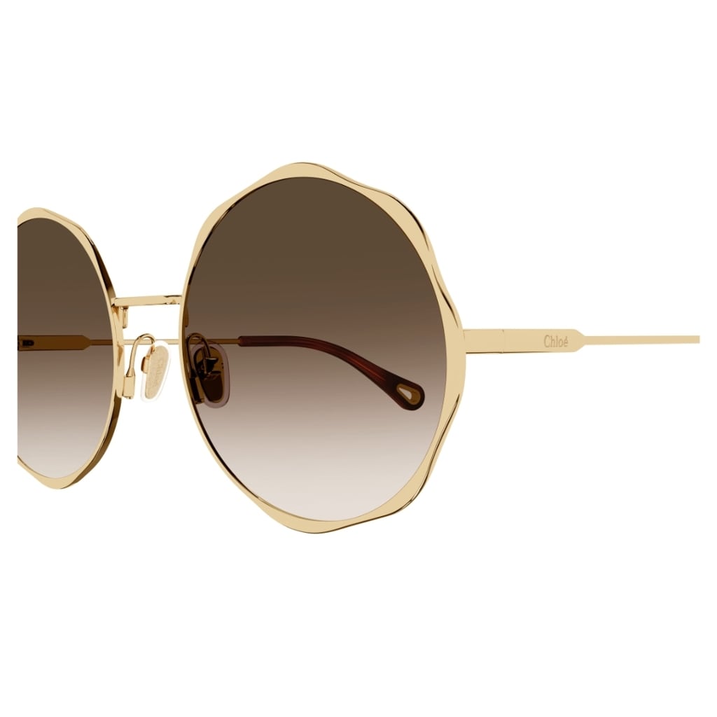 Shop Chloé Ch0184s002 Sunglasses In Oro