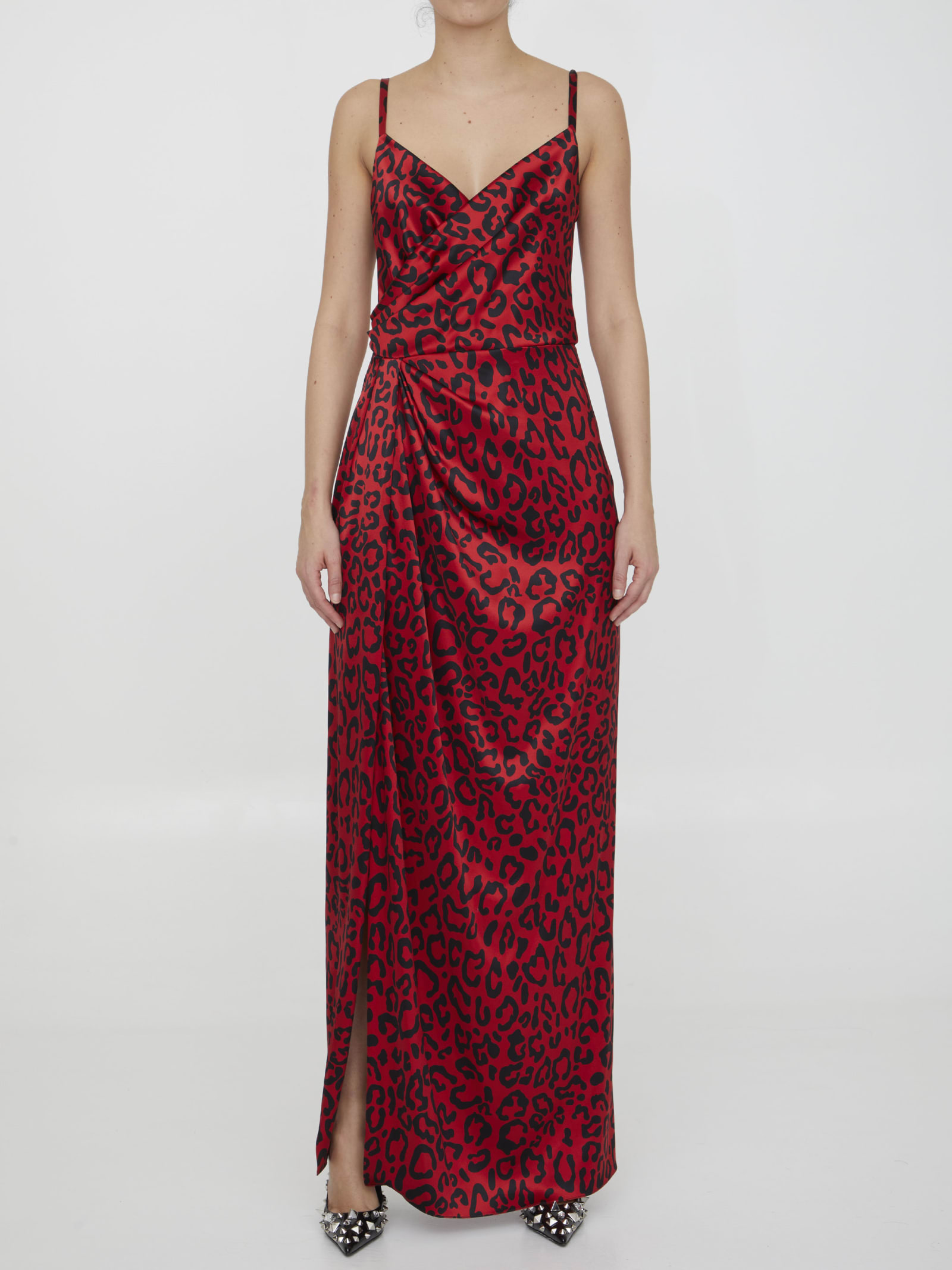 Dolce & Gabbana Satin Long Dress