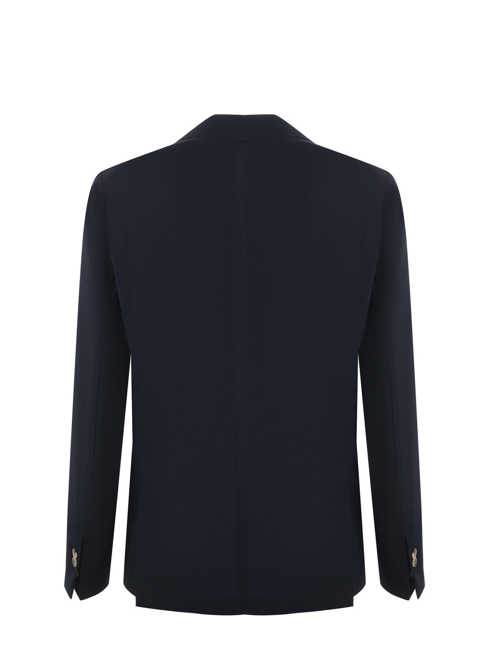 Shop Paoloni Jacket In Blue