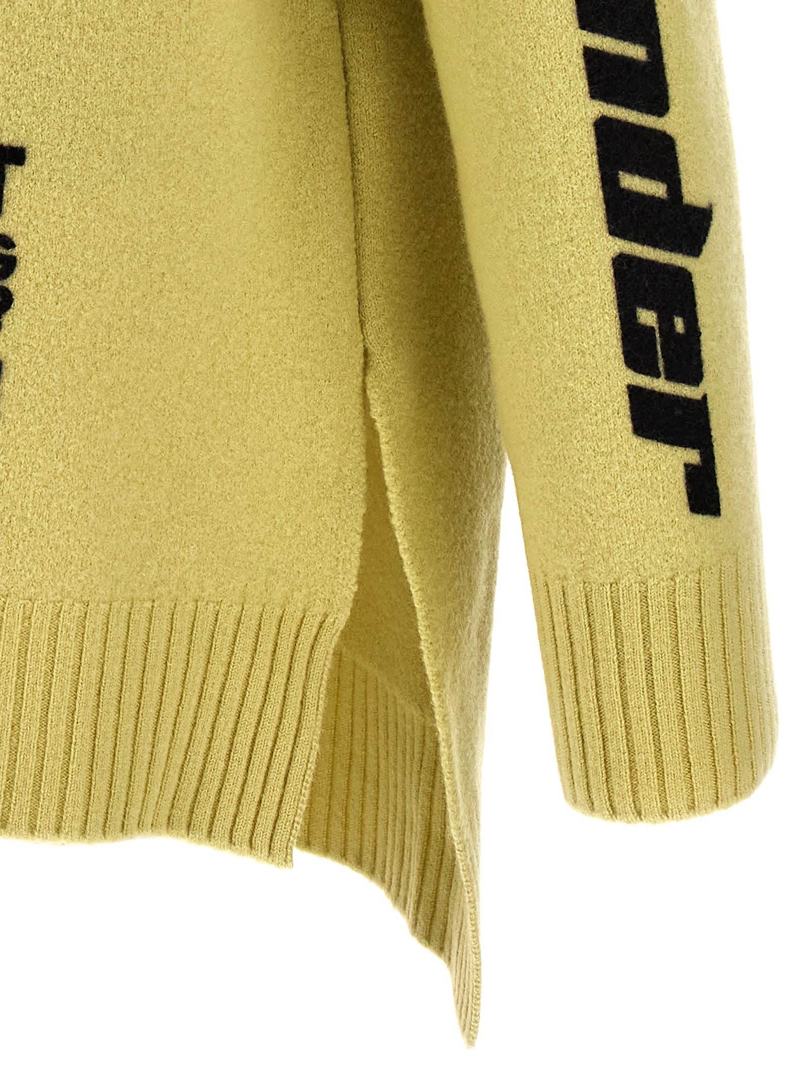 Jil Sander Runway Presentation Crewneck Sweater In Yellow
