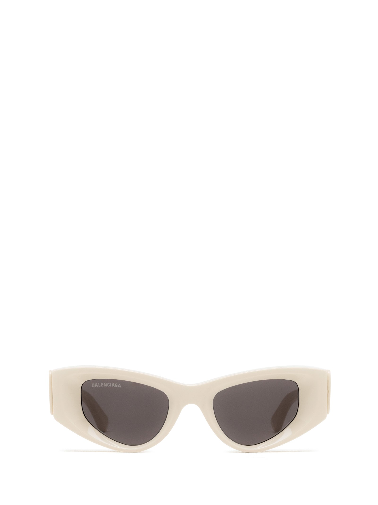 Shop Balenciaga Bb0243s Beige Sunglasses