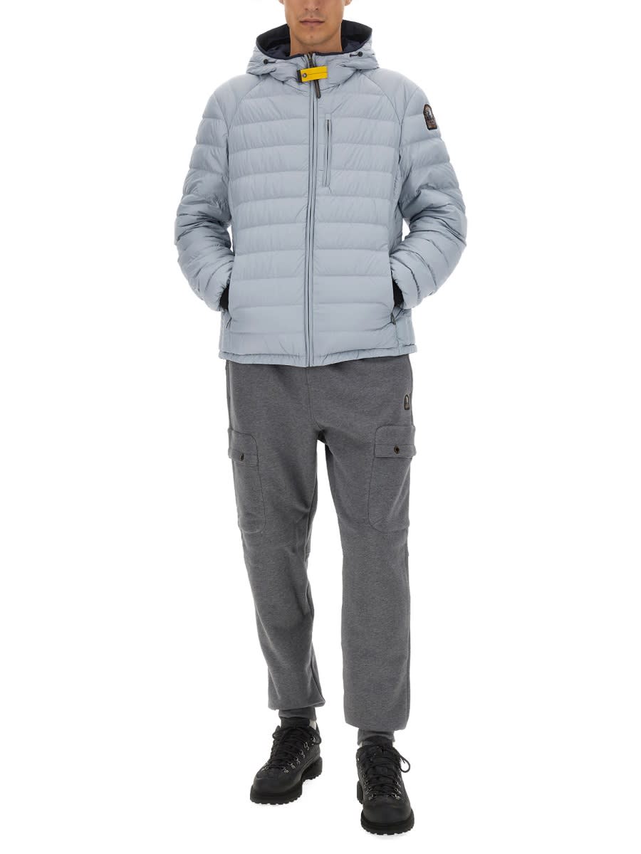 Shop Parajumpers Pants Black Stone In Grey