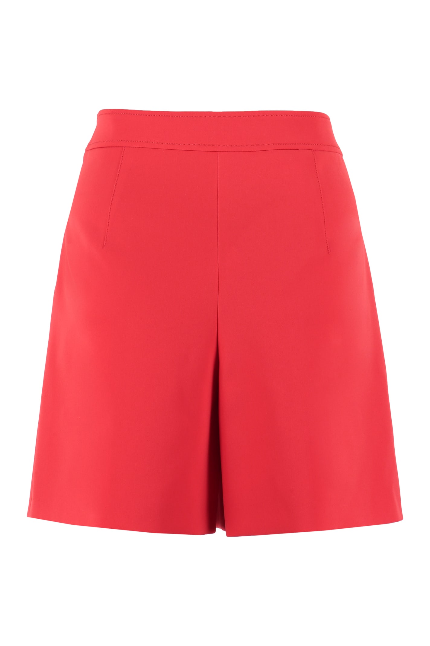 Shop Boutique Moschino High-rise Shorts In Red