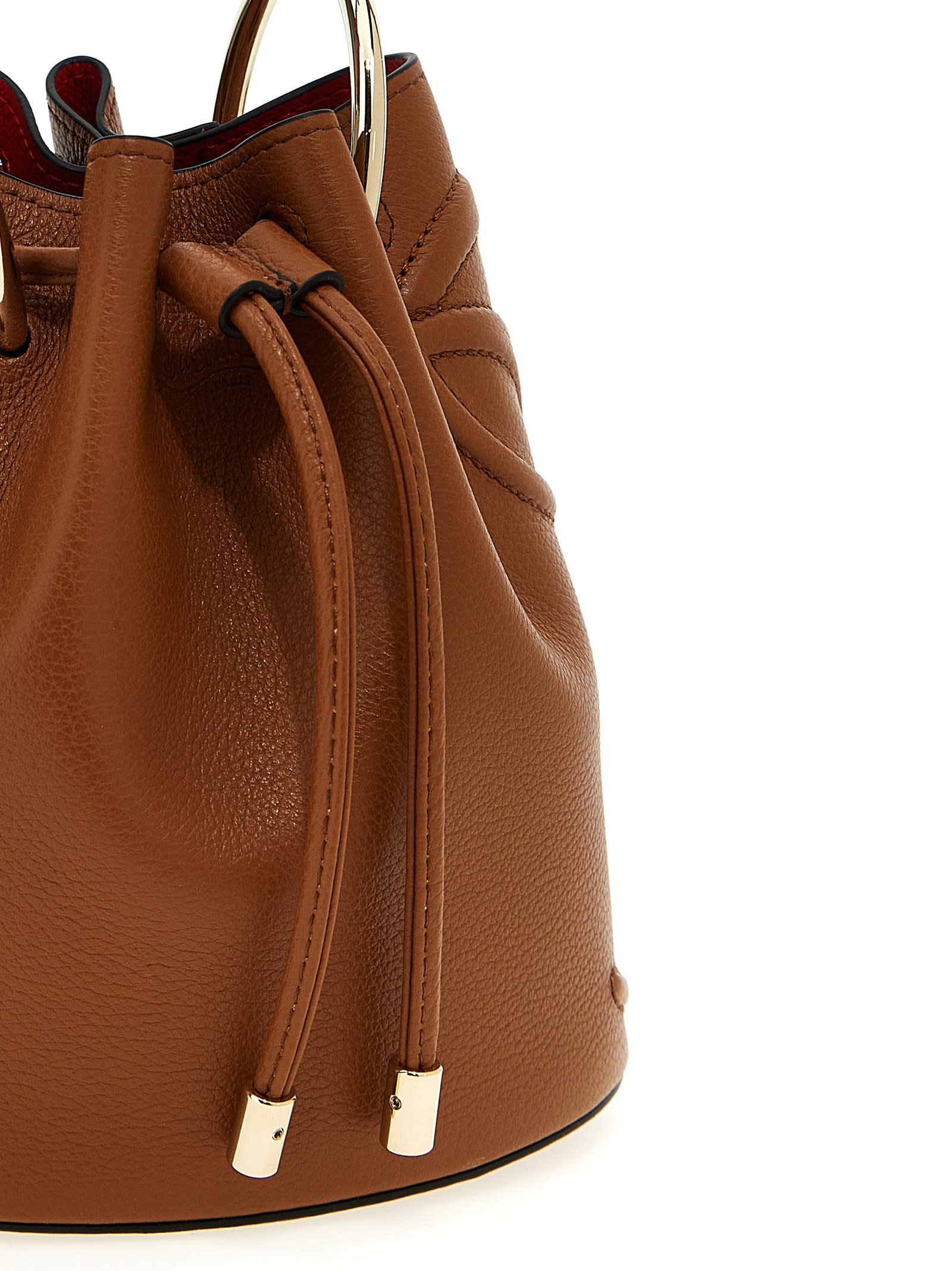 Shop Christian Louboutin By My Side Bucket Bag In Brown