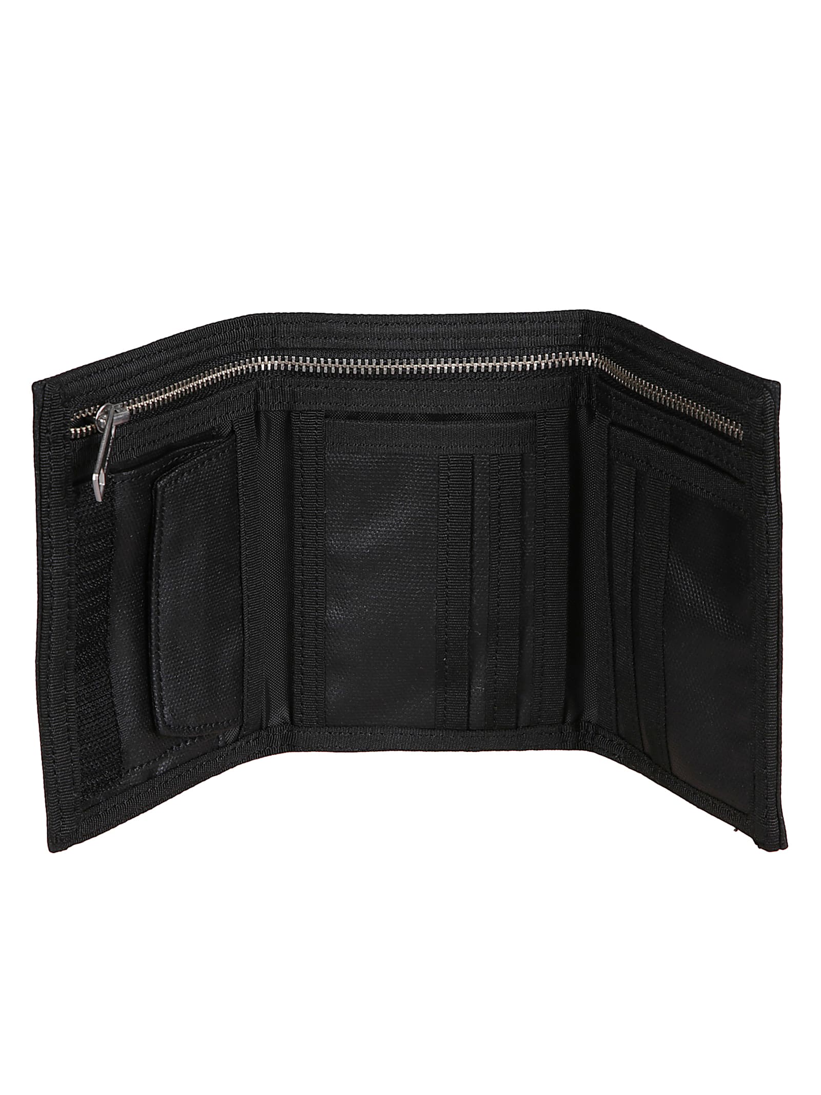 Carhartt Dean Wallet In Cotton Canvas In Black