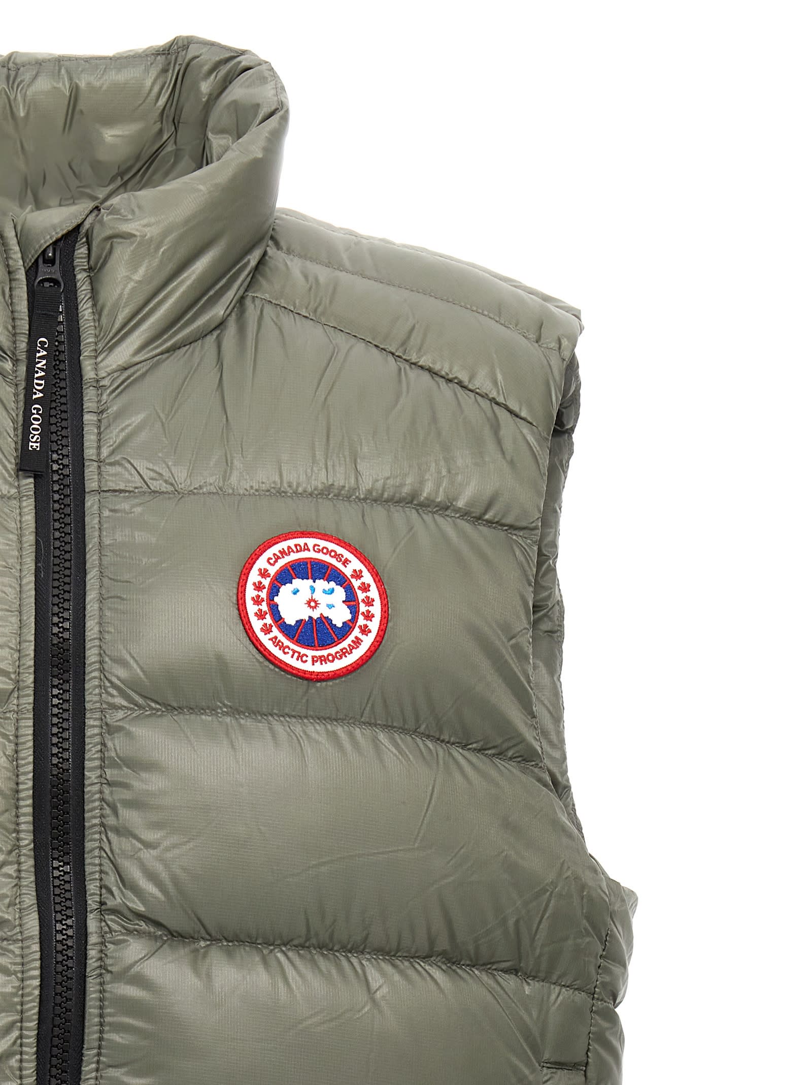 Shop Canada Goose Crofton Vest In Green