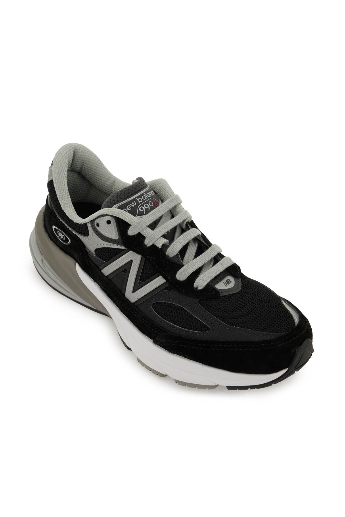 Shop New Balance Made In Usa 990v6 Sneakers In Black (grey)