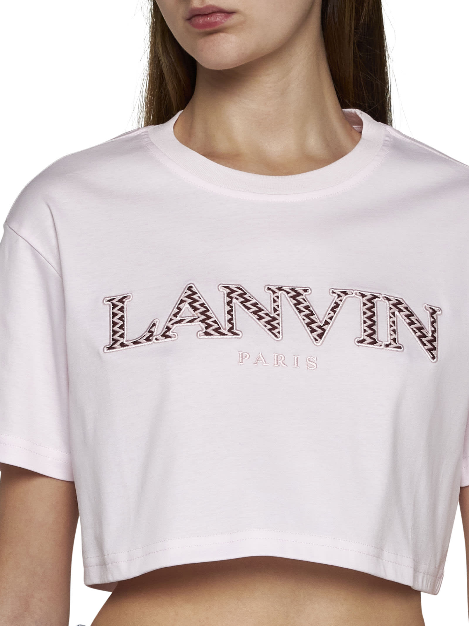 Shop Lanvin T-shirt In Pink 2
