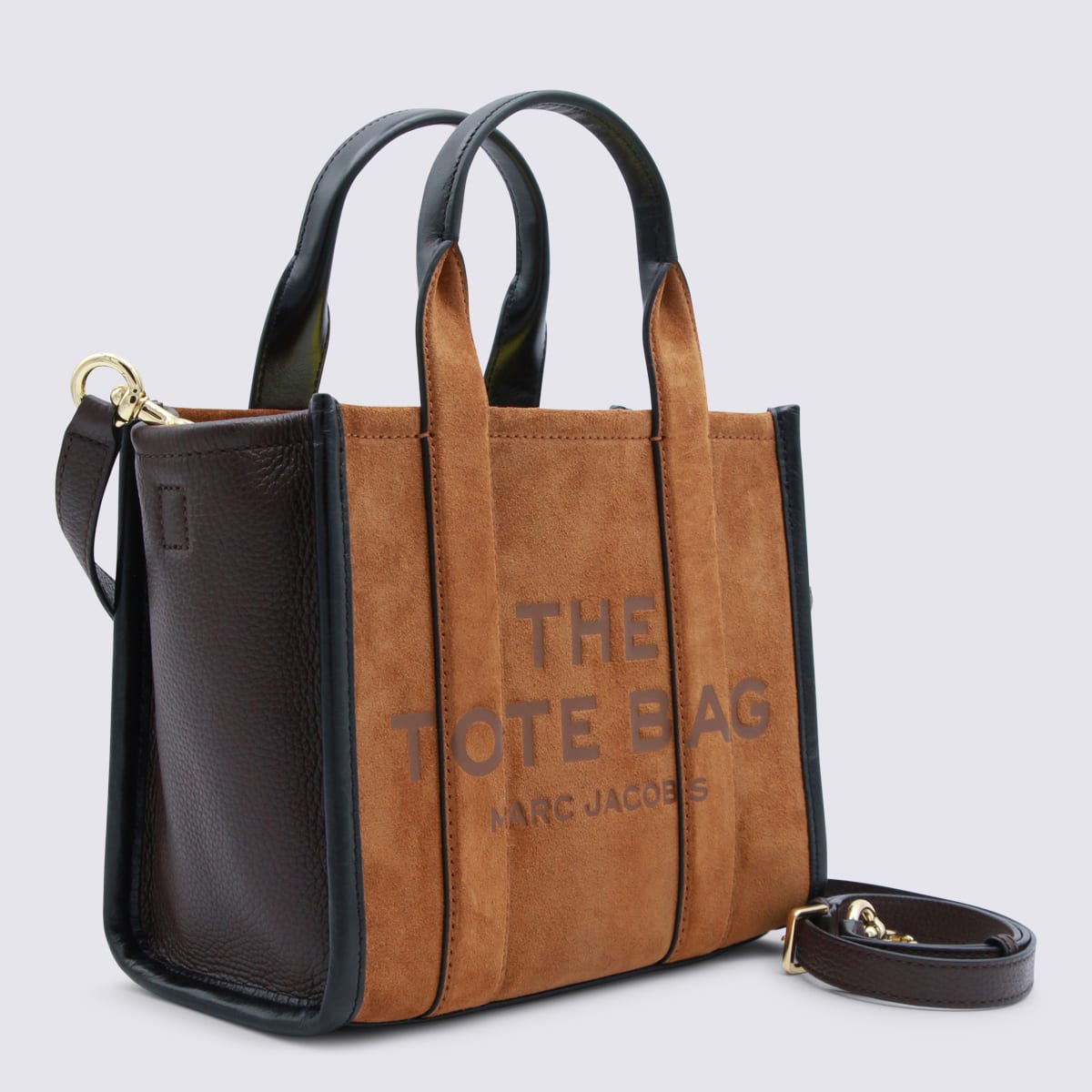 Marc Jacobs Brown Leather The Suede Tote In Brown