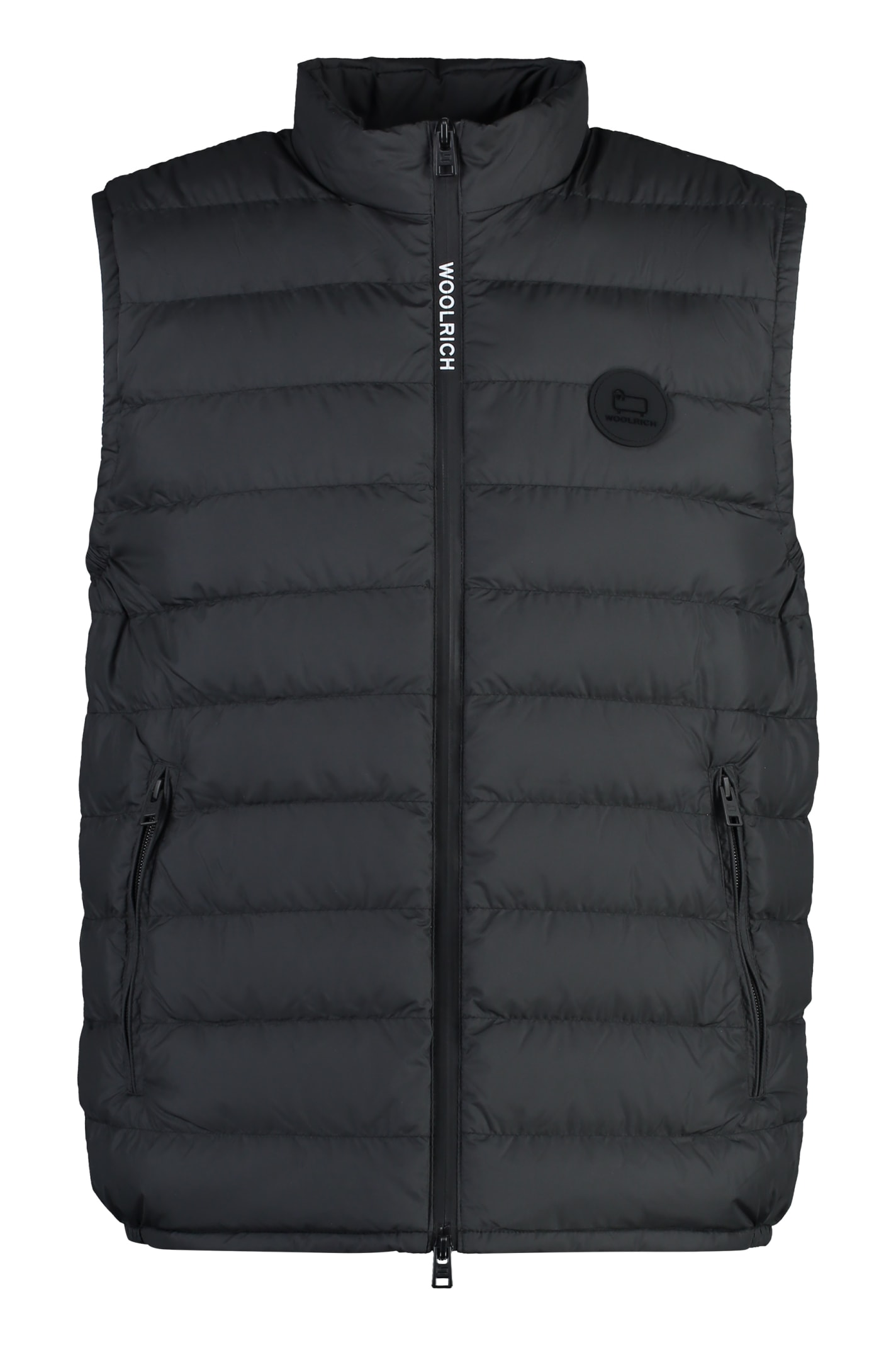 Shop Woolrich Sundance Bodywarmer Jacket In Black