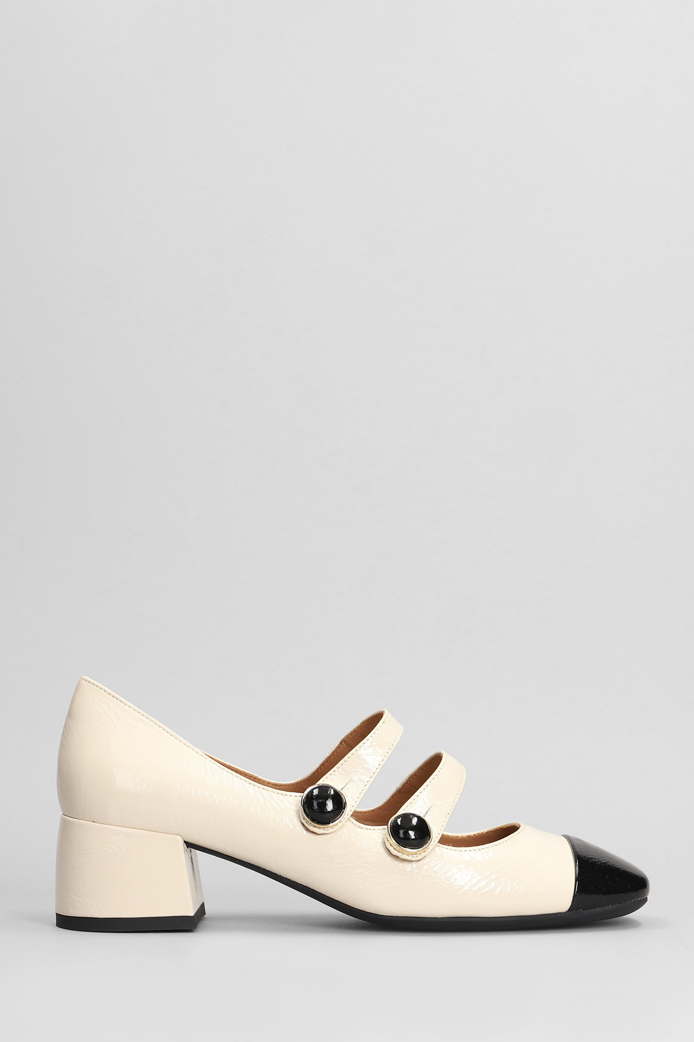 Shop Roberto Festa Aura Pumps In Beige Leather