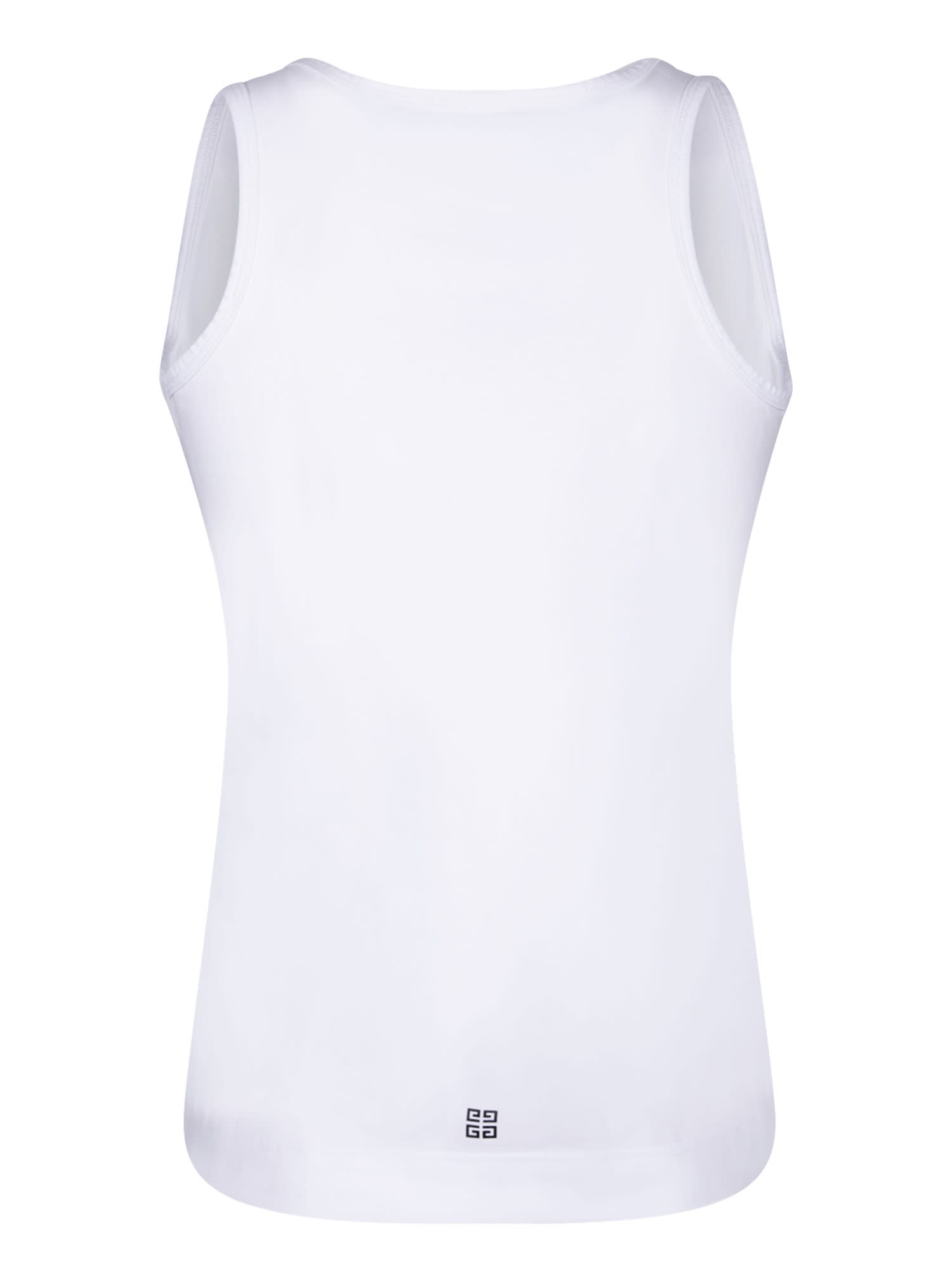 Shop Givenchy Logo Tank Top White