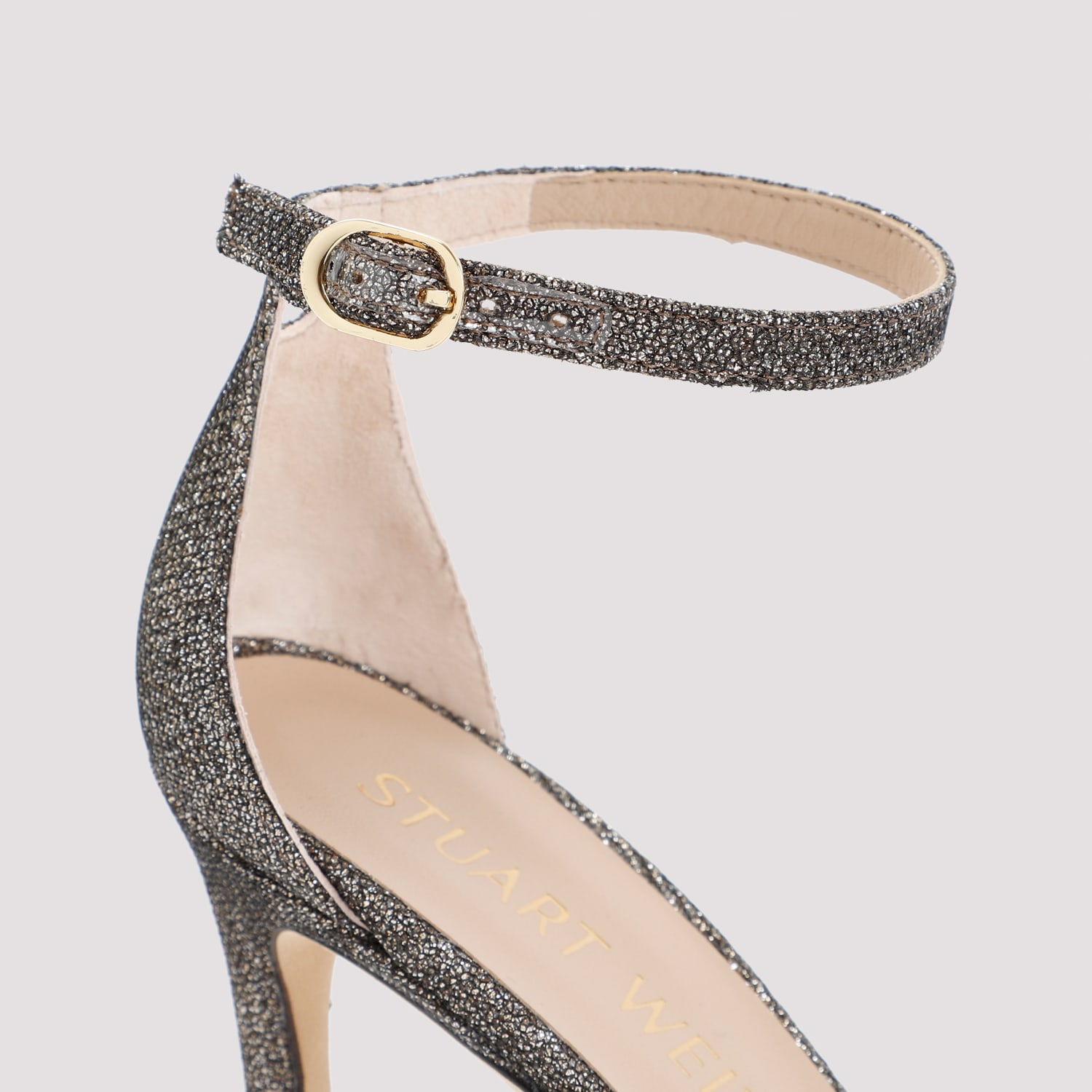 Shop Stuart Weitzman Nudistcurve 100 Sanda Sandals In Vno New Pyrate