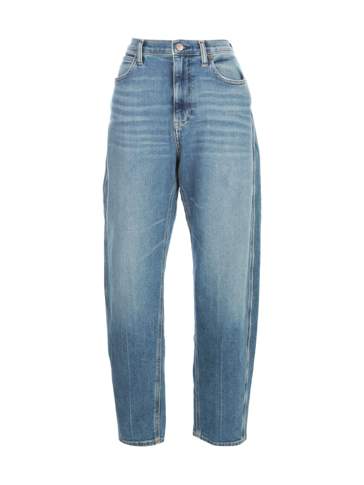 Click to view more detailed imagery on our partner's website Polo Ralph Lauren High Waisted Jeans In Medium Indigo