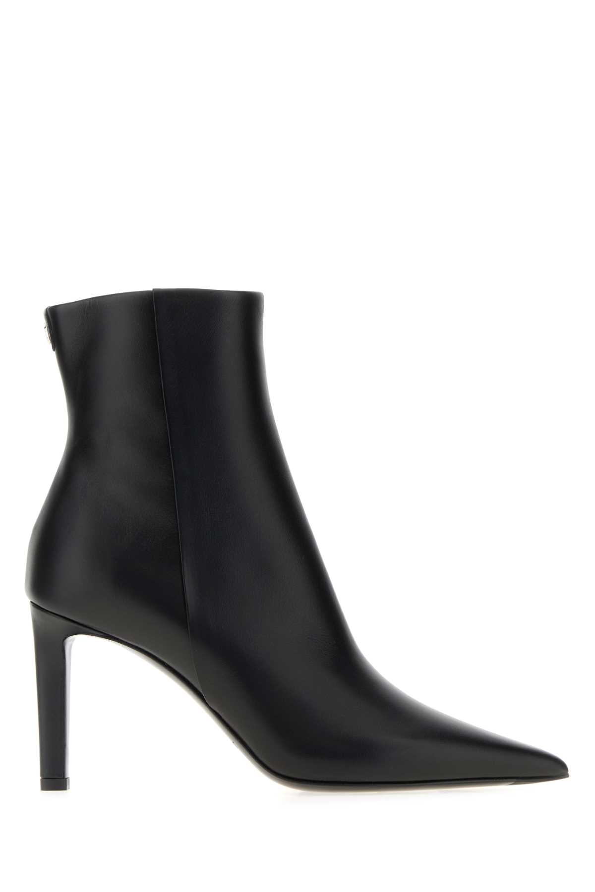 Jimmy Choo Frankie 85 Calf Leather Ankle Boots In Black