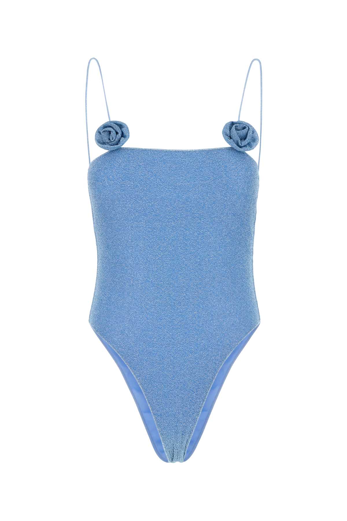 Light-blue Nylon Blend Swimsuit
