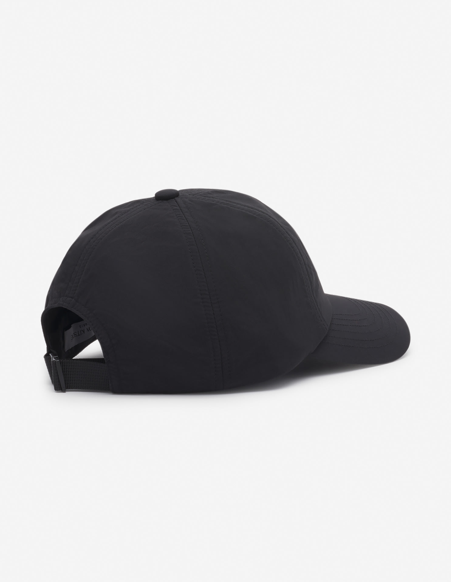 Maison Kitsuné Baseball Cap Casual Curved Brim In Black