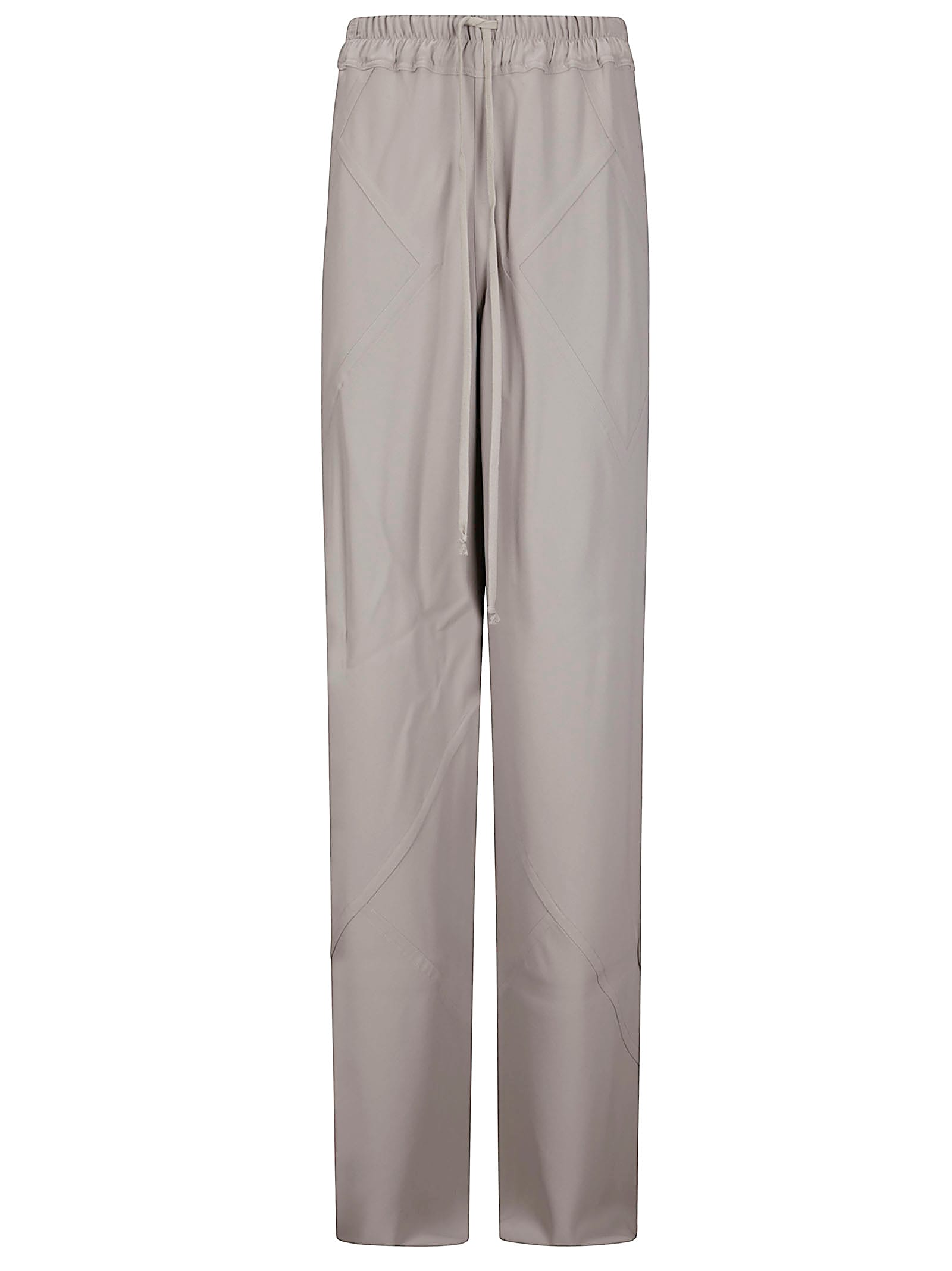 Rick Owens Drawstring-waist Trousers In Gray