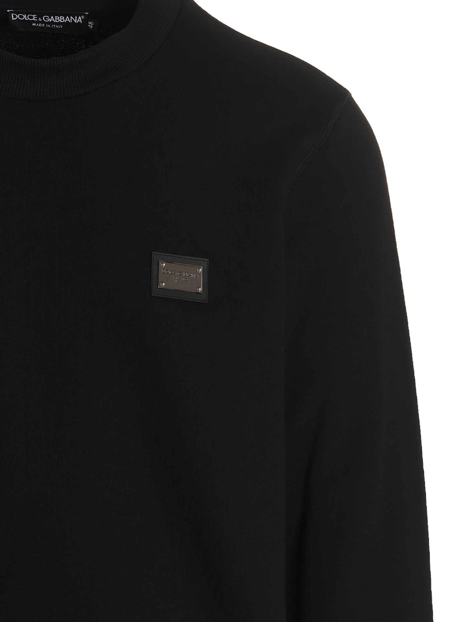 Shop Dolce & Gabbana Dg Essential Sweatshirt In Black