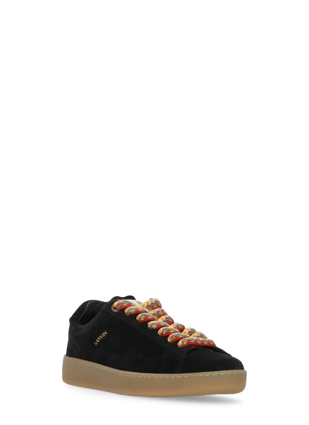 Shop Lanvin Lite Curb Sneakers In Black