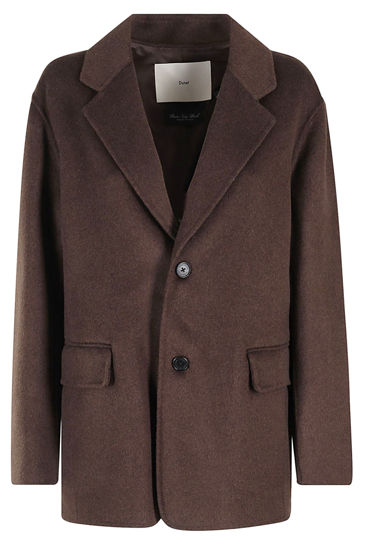 Shop Dunst Handmade Cashmere Jacket In Brown