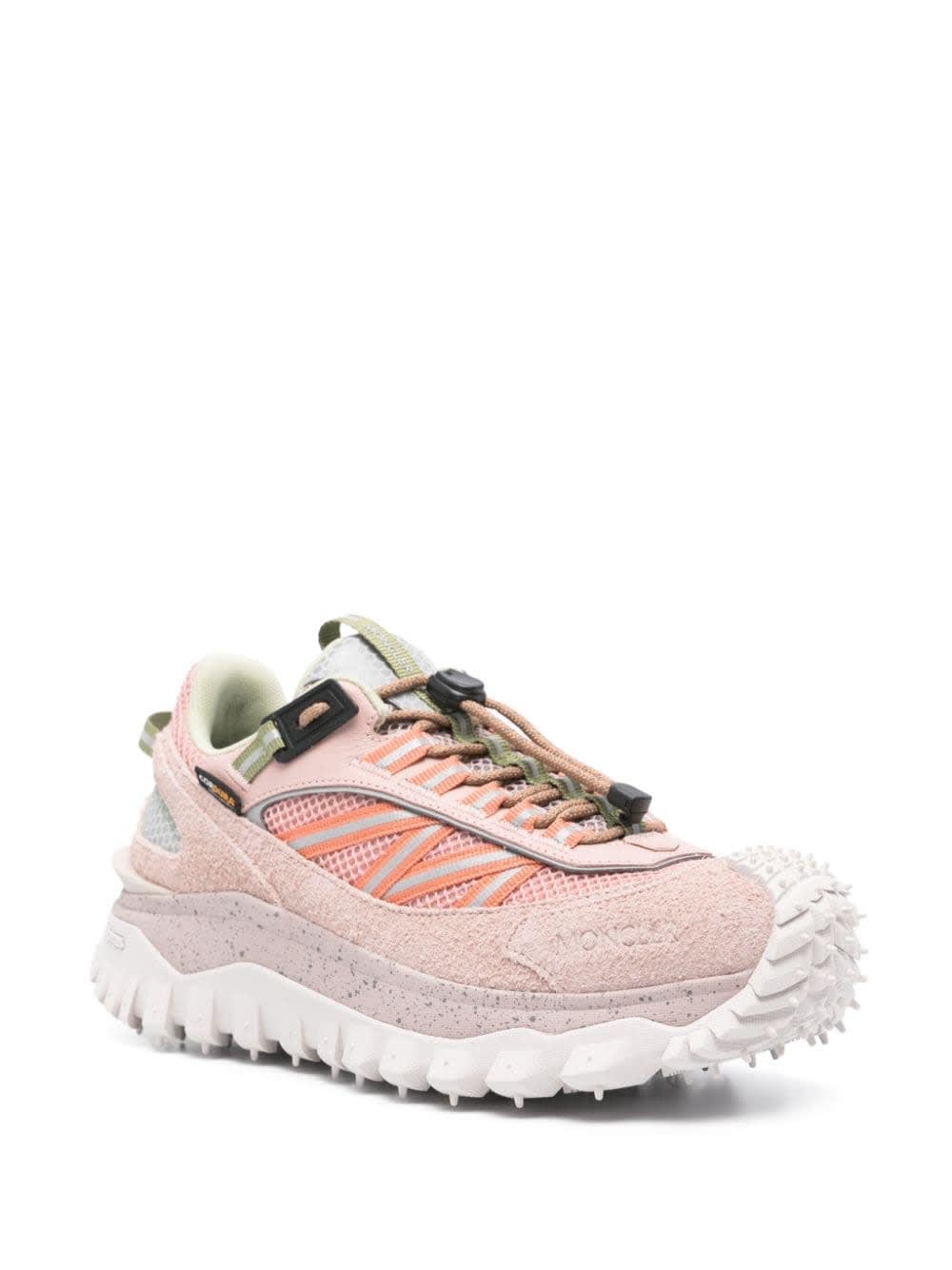 Shop Moncler Pink Trailgrip Lite2 Sneakers