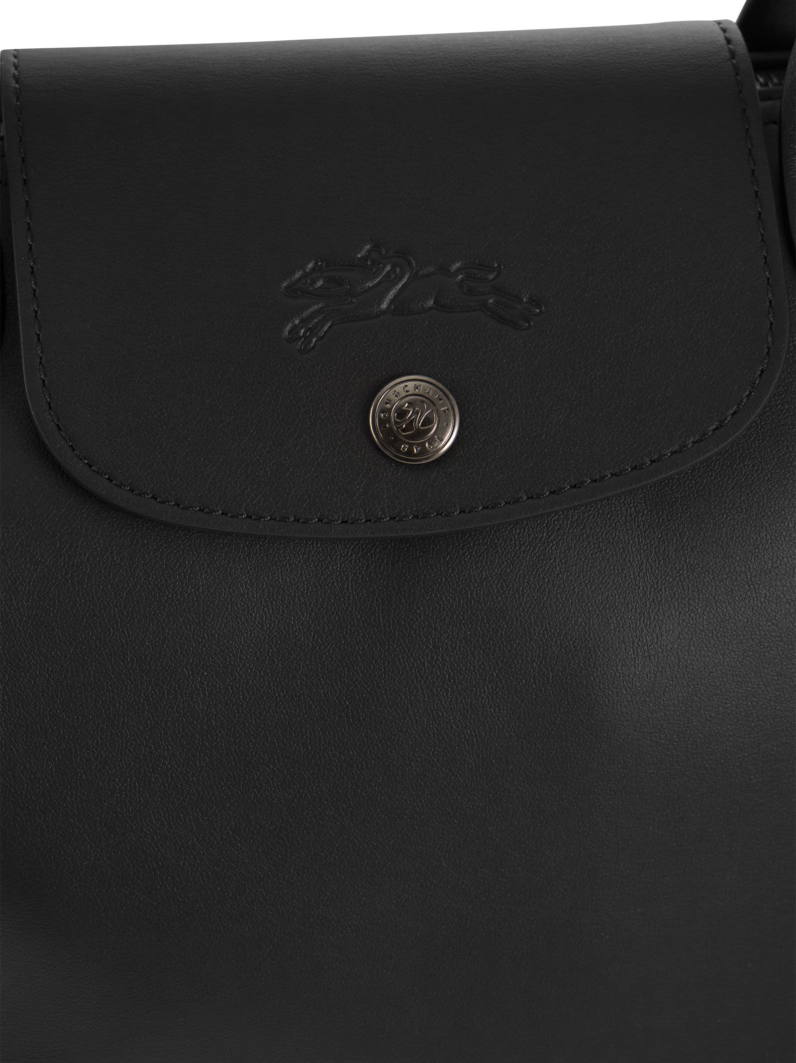 Shop Longchamp Le Pliage Xtra - Leather Handbag In Black