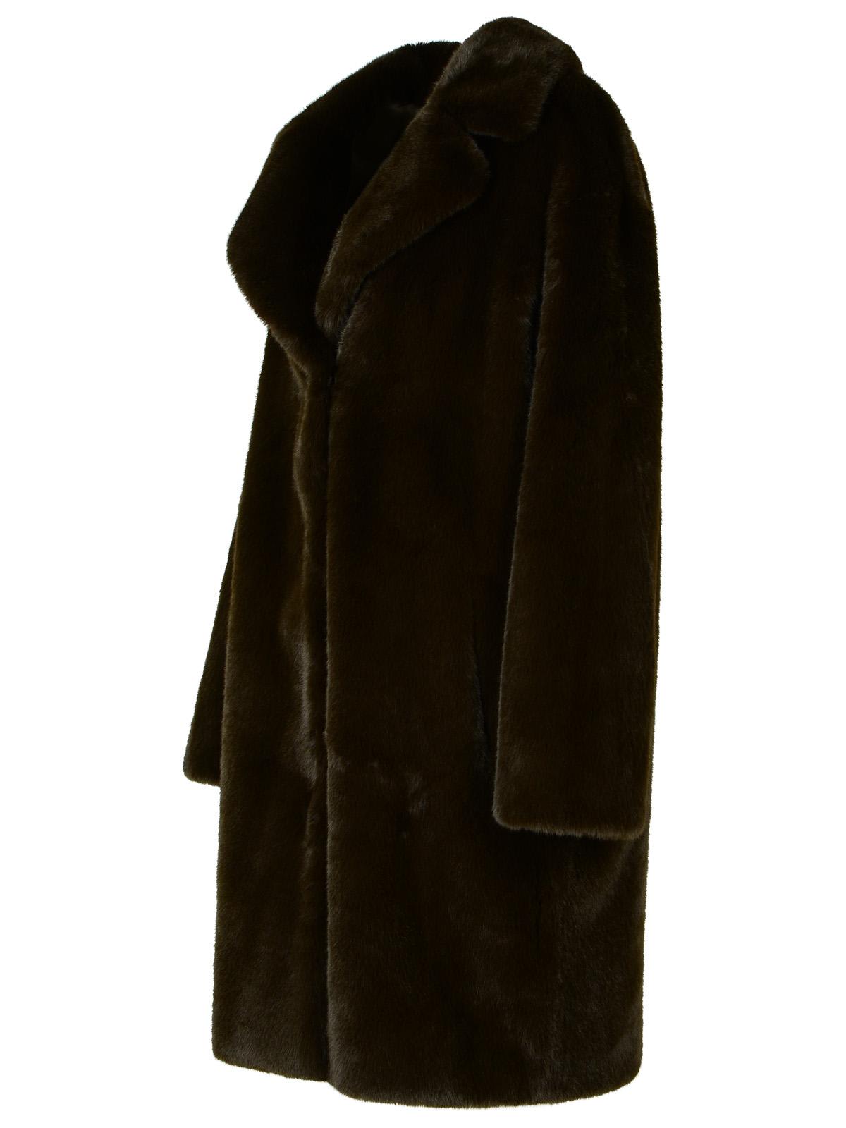 Shop Stand Studio Teddy Camille Brown Faux Fur Jacket