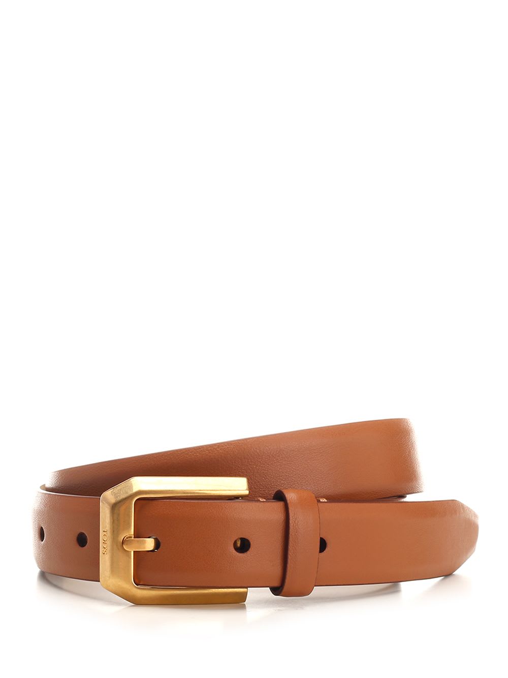 Shop Tod's Leather Belt In Brown