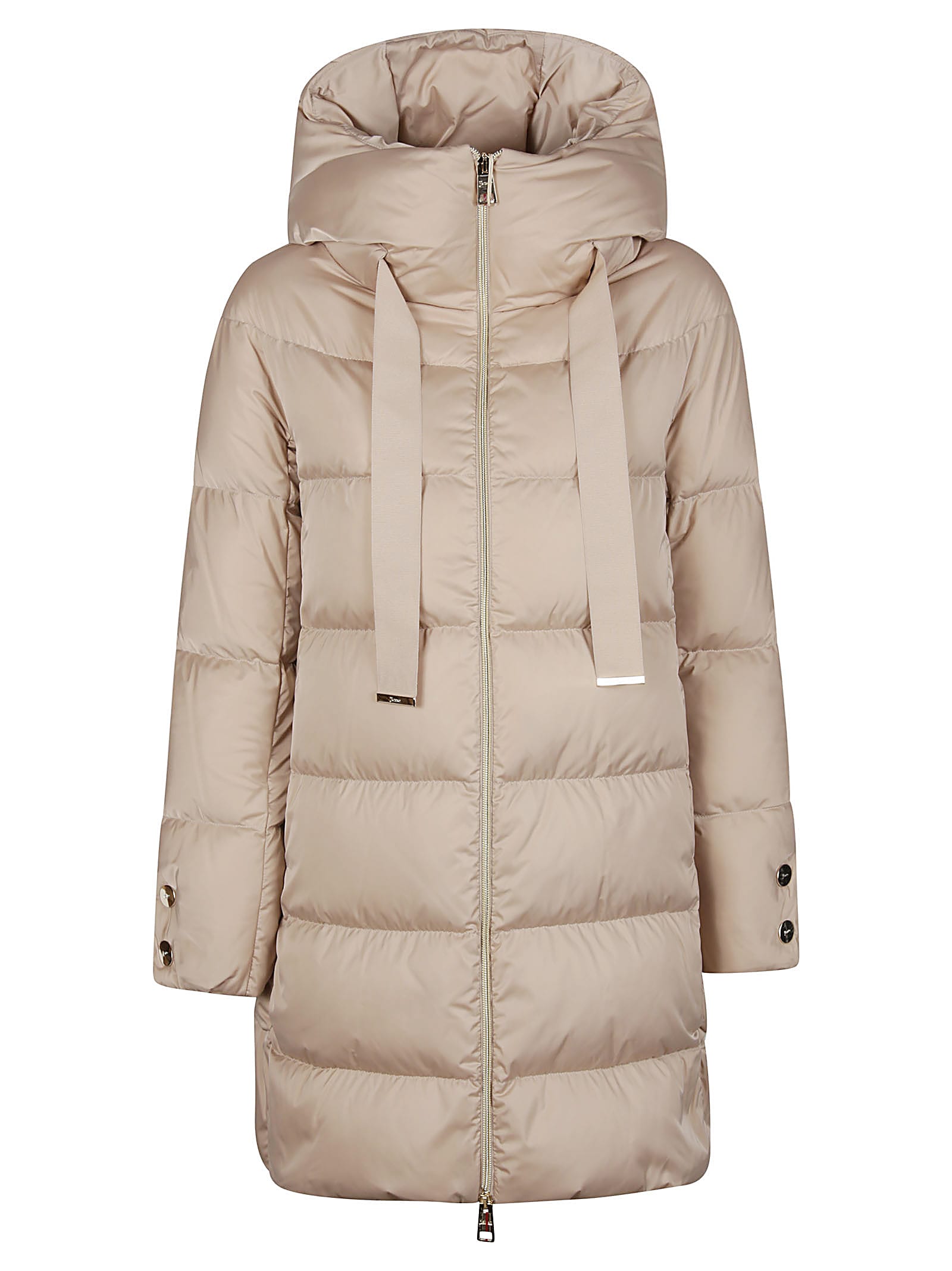Herno A-shape Down Jacket In Neutral