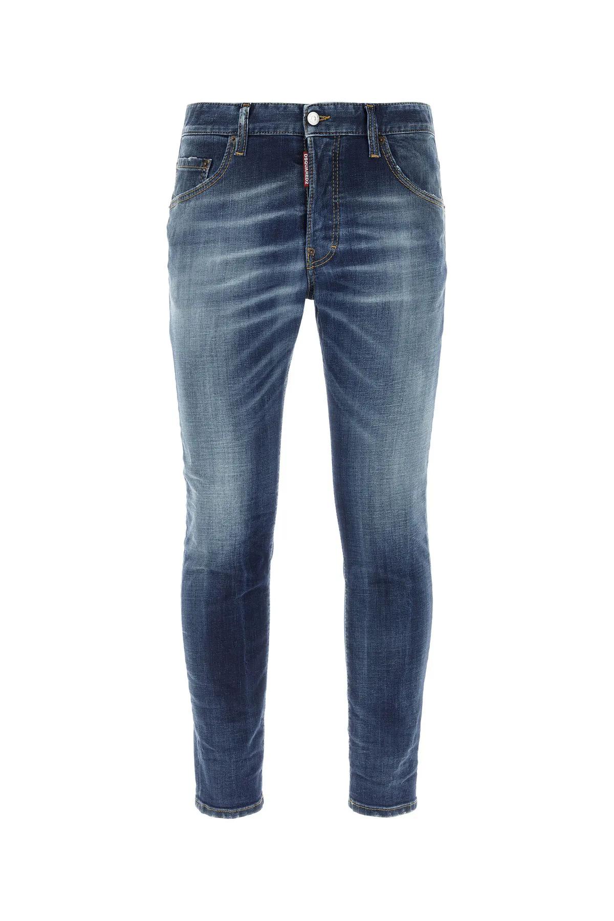 Shop Dsquared2 Stretch Denim Skater Jeans