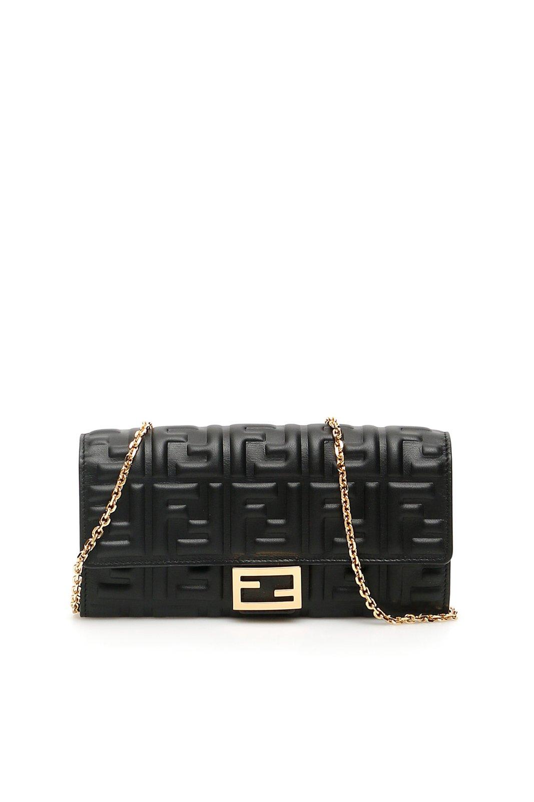 Ff Motif Baguette Continental Chain-linked Wallet